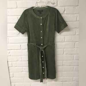 Banana Republic faux suede dress 8P